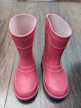 Kids Pink Rain Boots